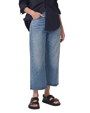 Shop Citizens Of Humanity Gaucho High Rise Vintage Cotton Wide Leg Jeans In Sodapop