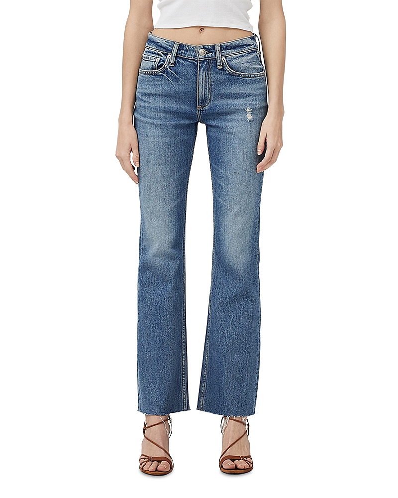 Rag & Bone Peyton High Rise Comfort Straight Jeans In Monterosso In Monterosso