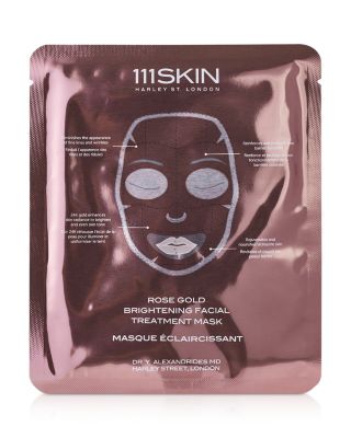 Rose Gold Brightening Facial Treatment Mask Box, 5 Piece