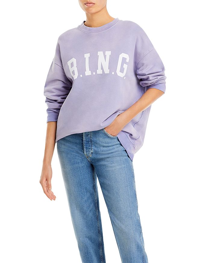 Fashion Look Featuring Anine Bing Sweatshirts & Hoodies and Anine