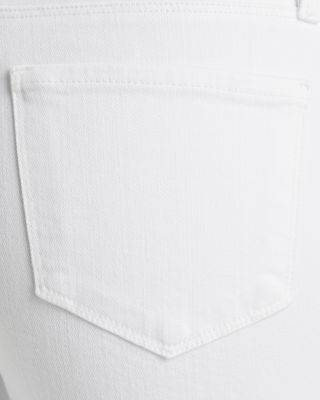 Clayton High Rise Wide Leg Jeans in Blanc