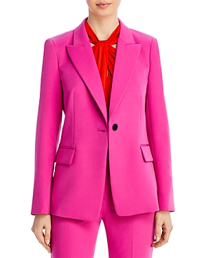 Kobi Halperin Jordi Single-button Twill Jacket In French Pink