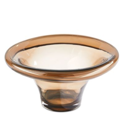 Global Views - Tourneau Glass Bowl, Topaz