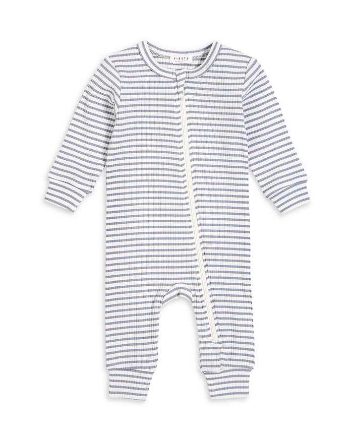 FIRSTS by petit lem Boys' Striped Knit Coverall - Baby | Bloomingdale's