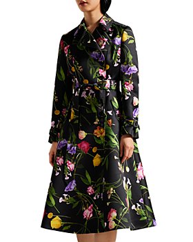 Ted Baker - Moiraa Floral Print Trench Coat