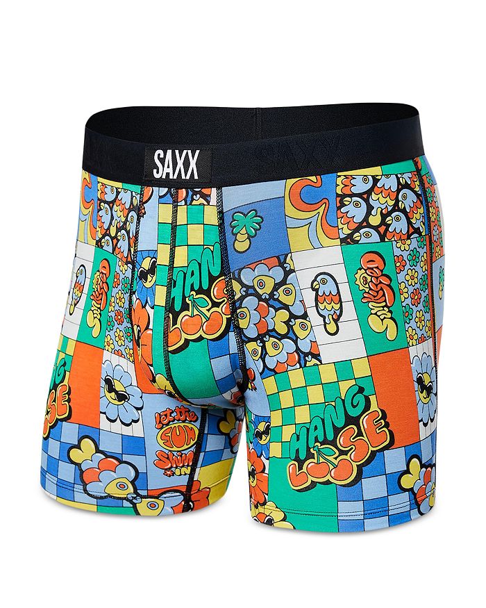 SAXX Let The Sun Shine In Vibe Super Soft Slim Fit Boxer Briefs ...