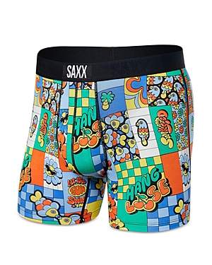 SAXX LET THE SUN SHINE IN VIBE SUPER SOFT SLIM FIT BOXER BRIEFS