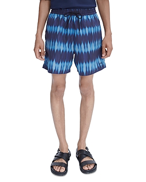Apc A. P.c. Gradient Bobby Swim Shorts In Dark Navy