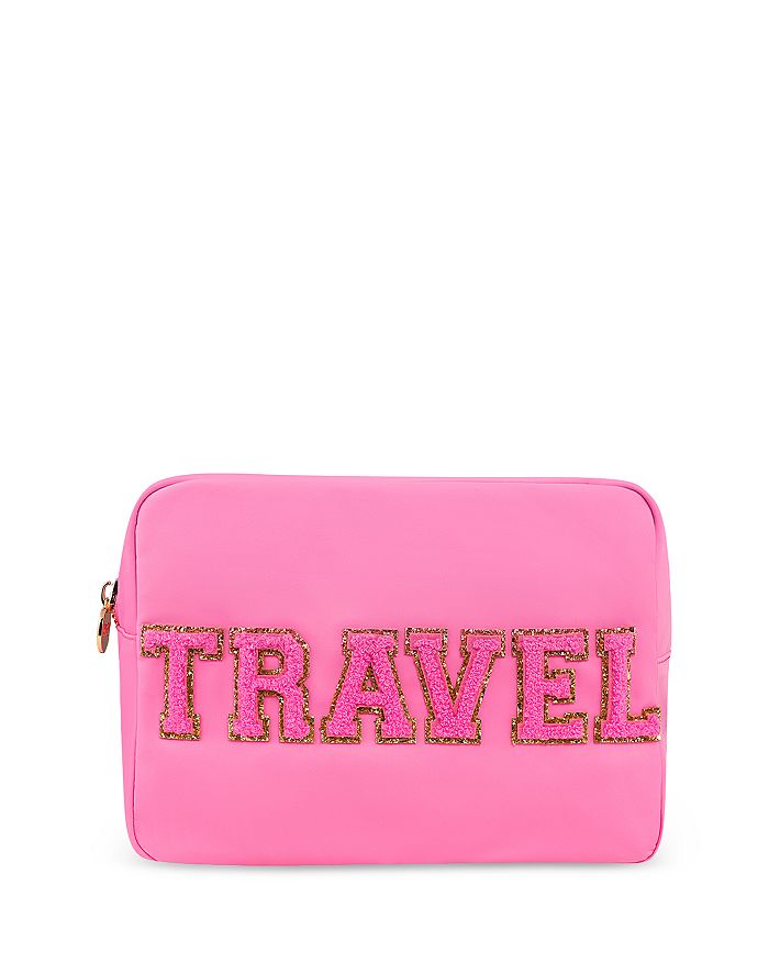 Stoney Clover Lane Large Pouch | Pink/Graphic | One Size | Shopbop