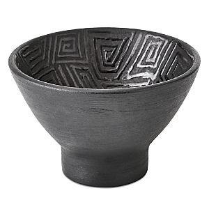 Shop Global Views Amazonas Bowl In Black, Large