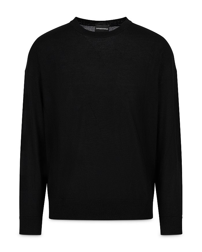Emporio Armani Wool Crewneck Sweater | Bloomingdale's
