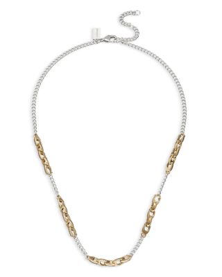 Signature Mixed Chain Lobster Clasp Necklace 