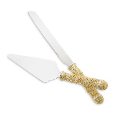 Olivia Riegel - Florence Gold 2 Piece Serving Set