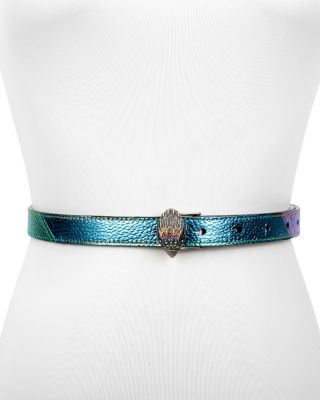 Women's Metallic Rainbow Belt