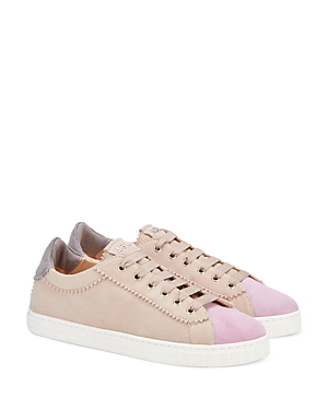 Agl Attilio Giusti Leombruni Women's Sade Low Top Sneakers In Penny/milk
