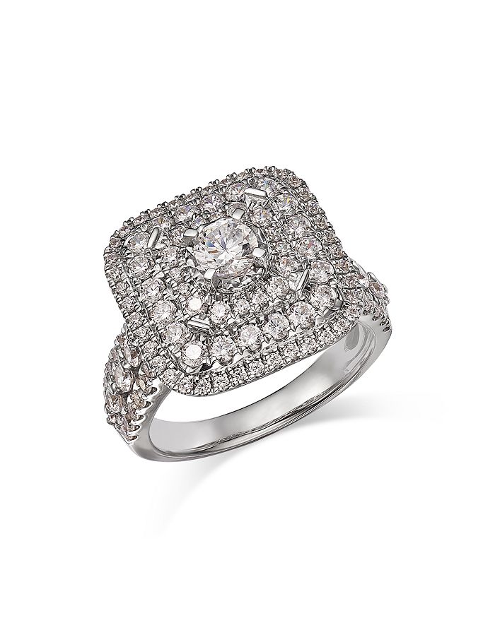 Bloomingdale s Fine Collection Diamond Statement Ring in 14K White Gold 2 ct. t.w. Exclusive Bloomingdale s