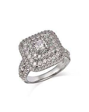 Bloomingdale's Diamond Statement Ring in 14K White Gold, 2 ct. t.w. - 100% Exclusive