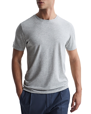 Reiss Bless Crewneck Tee In Gray Marl