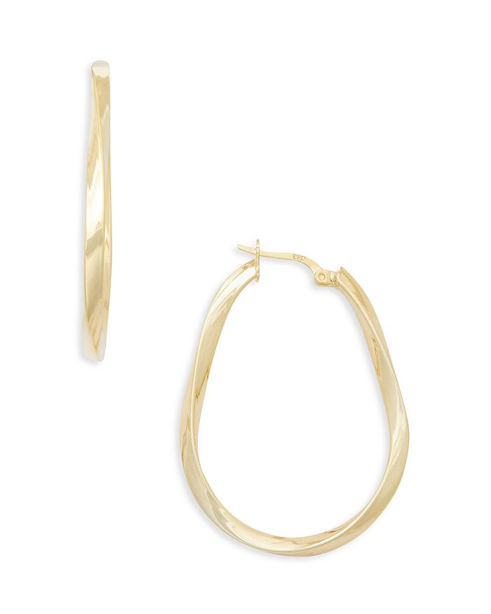 Argento Vivo Oval Twist Hoop Earrings Bloomingdale s