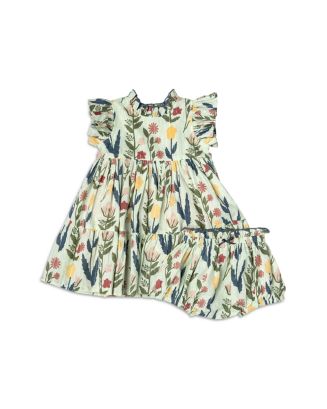 Pink Chicken Baby Girls Jaipur 2-PC Set- Pink Bellflower