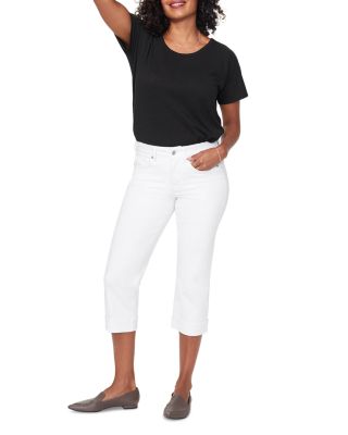 Marilyn High Rise Crop Straight Jeans