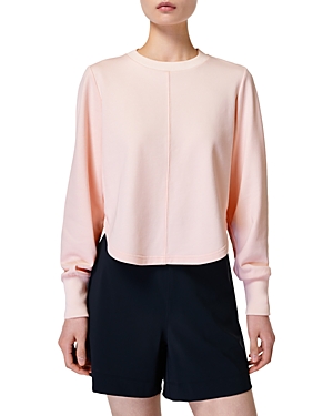 Sweaty Betty After Class Cross-back Sweatshirt In French Pink