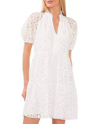 Bebe V Neck Lace Dress