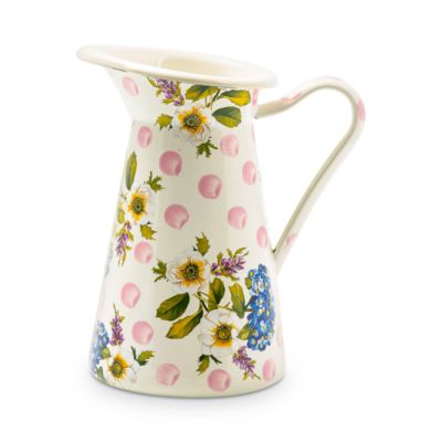 Wildflowers Enameled Medium Pitcher