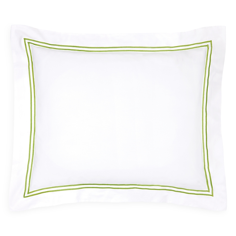 Sferra Grande Hotel Standard Sham In White/fern