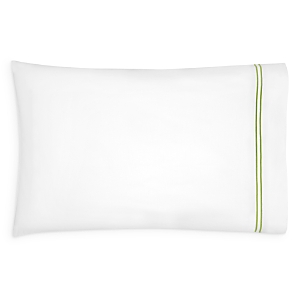 Shop Sferra Grande Hotel Standard Pillowcase, Pair In White/fern