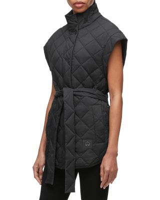 Moose Knuckles diamond-quilted hooded coat - Black