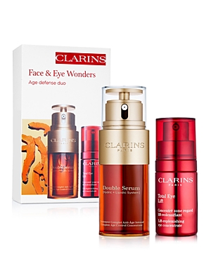 Clarins Double Serum & Total Eye Lift Anti-Aging Skincare Set ($180 value)