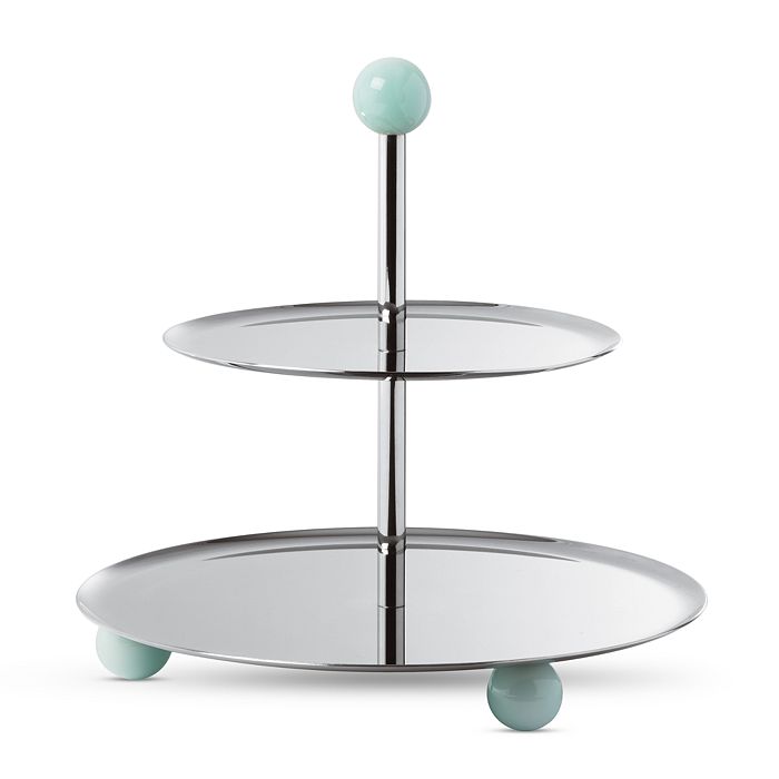 Sambonet - Penelope Sterling Silver 2-Tier Pastry Stand