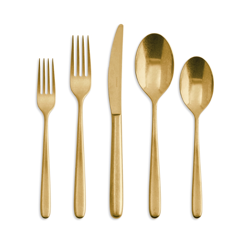 Sambonet Hannah Vintage Gold 5 Piece Place Setting In Gold