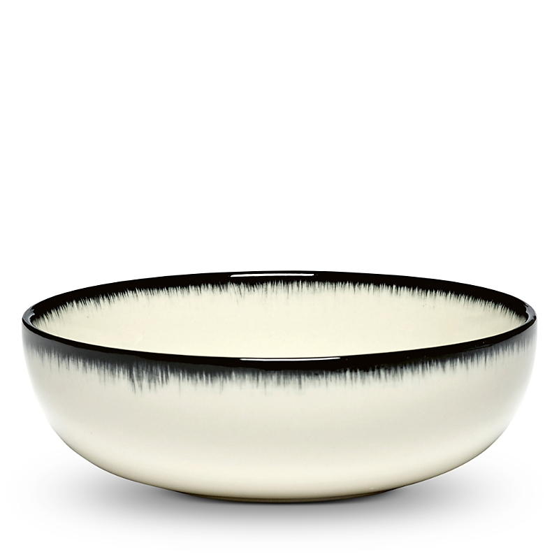 Serax De High Plate Var A In White/black