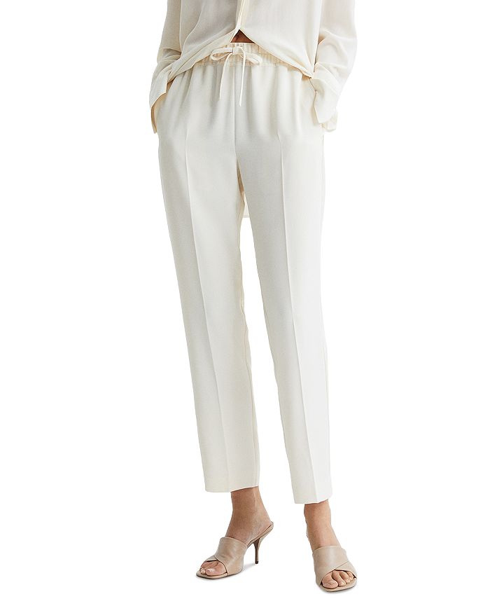 REISS Hailey Pull On Tapered Pants | Bloomingdale's