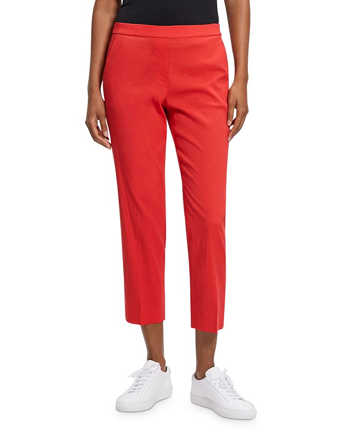 Theory treeca cropped pants on sale