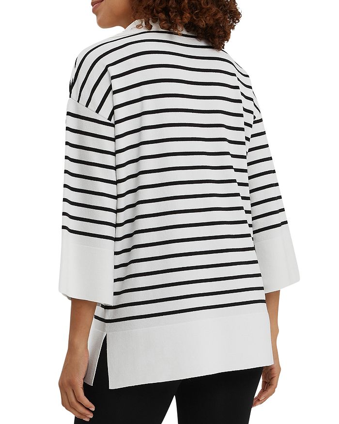 Shop Nom Maternity Suki Stripe Maternity Sweater In Black/white Stripe
