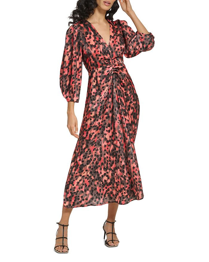 dkny ruched dress