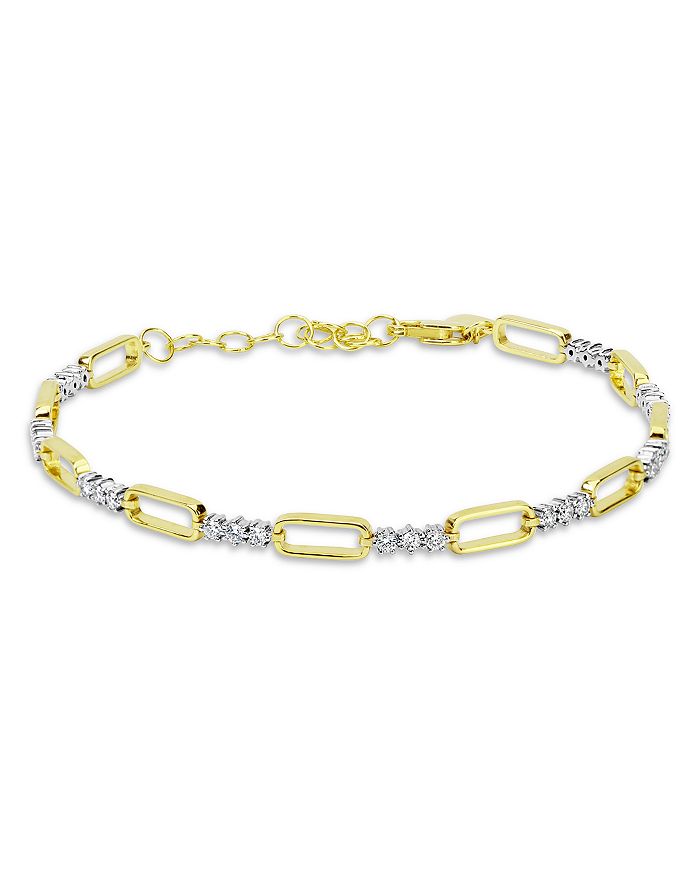 Meira T 14K Yellow Gold Diamond 0.45 ct. t.w. Paperclip Link