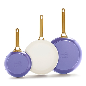 Greenpan Reserve 3 Pc. Frypan Set In Periwinkle