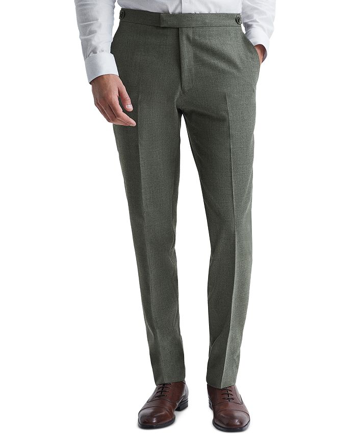 REISS Firm Plain Weave Mixer Trousers Bloomingdale's