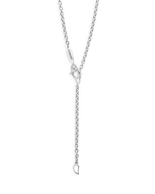 Sterling Silver & 18K Yellow Gold Rittenhouse White Topaz Station Pendant Necklace, 16"-18"