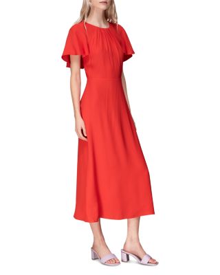 Whistles - Annabelle Cape Sleeve Dress