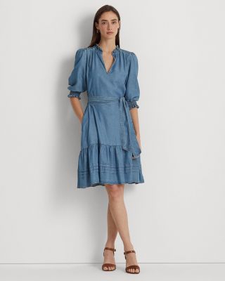 Ralph Lauren - Ruffled Denim Dress