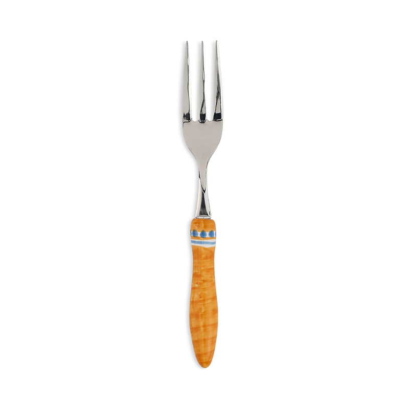 Vietri Positano Serving Fork In Orange