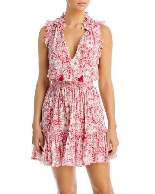 Poupette St. Barth - Triny V Neck Mini Dress