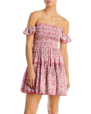 Poupette St. Barth Aurora Cotton Mini Dress | Bloomingdale's