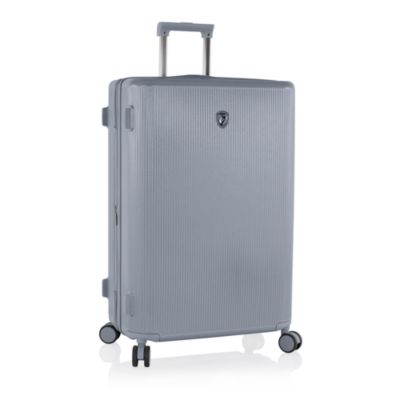 Earth Tones Large Upright Expandable Spinner Suitcase