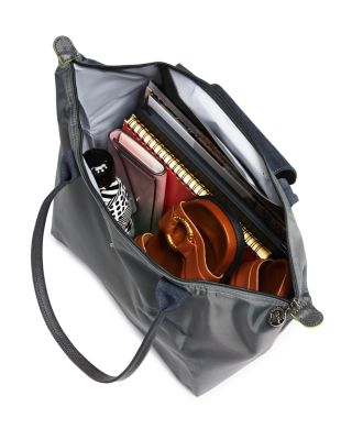 Le Pliage Green Large Nylon Tote Bag